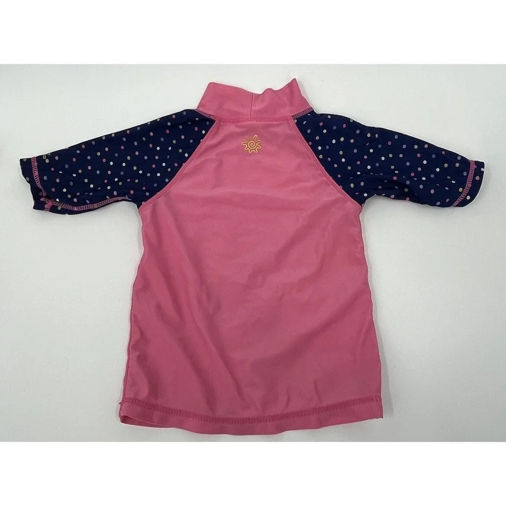 UV Skinz Girl's Size 3T Rash Guard Short Sleeve Sun Swim Beach Shirt Unicorn
